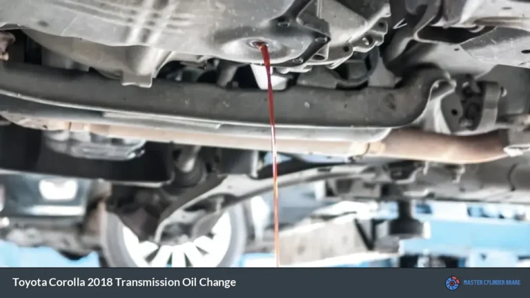 Toyota Corolla 2018 Transmission Oil Change