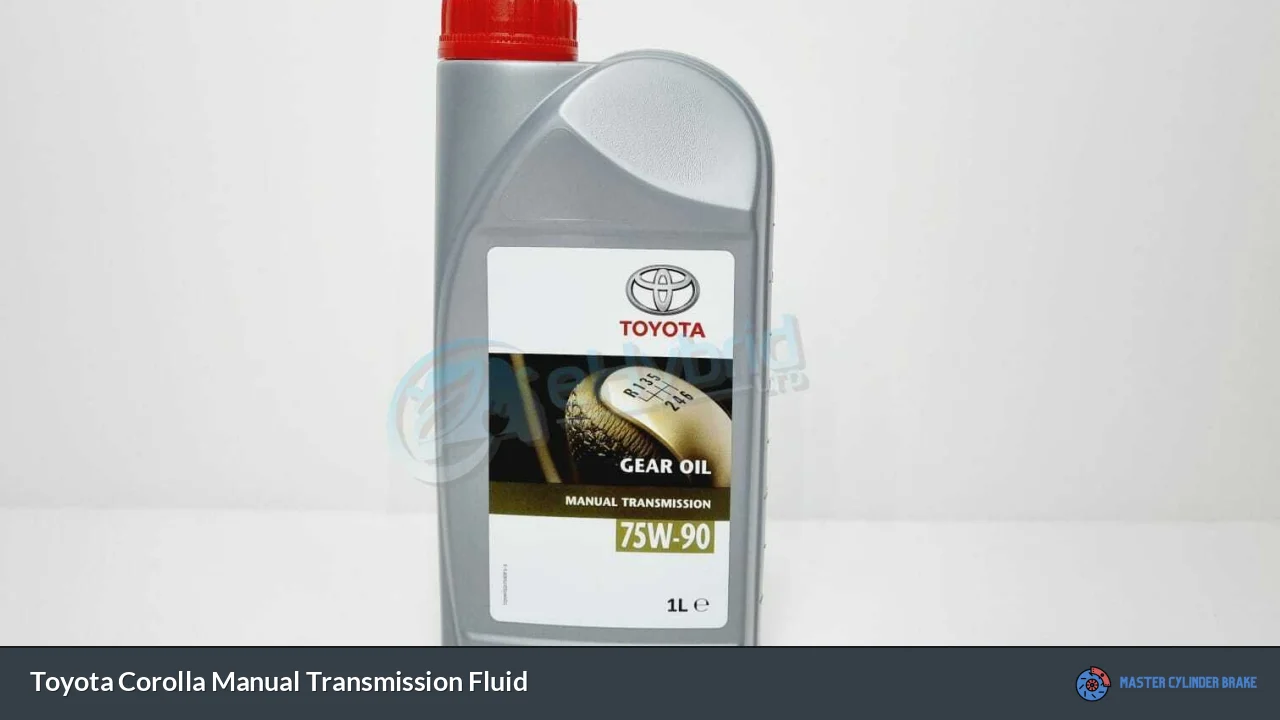 Toyota Corolla Manual Transmission Fluid