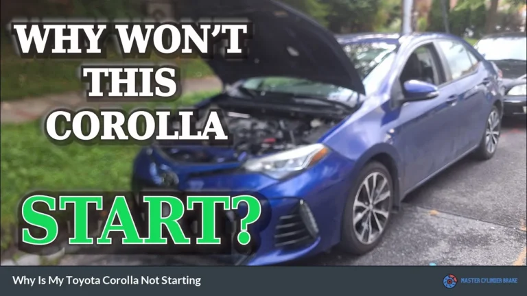 Why Is My Toyota Corolla Not Starting