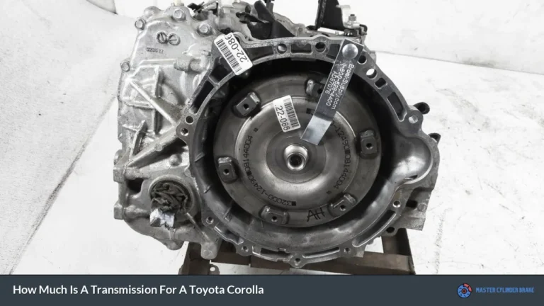 How Much Is A Transmission For A Toyota Corolla