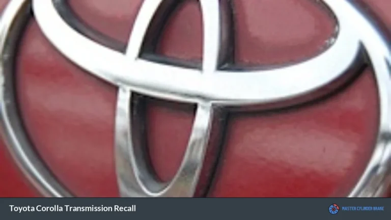 Toyota Corolla Transmission Recall