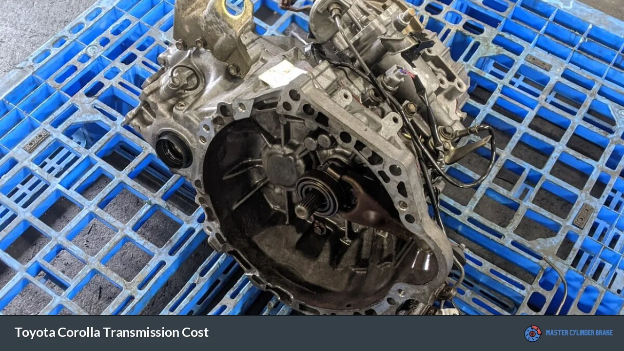 Toyota Corolla Transmission Cost