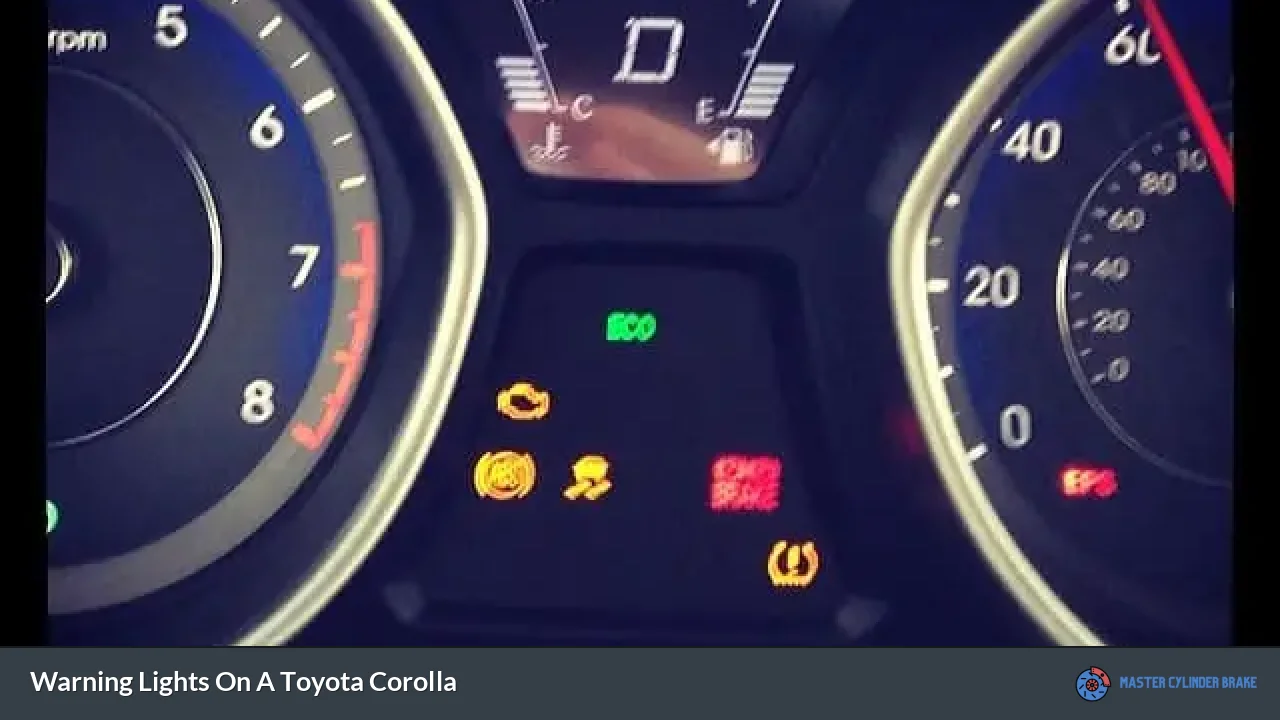 Warning Lights On A Toyota Corolla