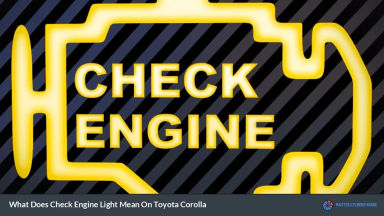 What Does Check Engine Light Mean On Toyota Corolla