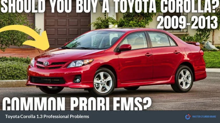 Toyota Corolla 1.3 Professional Problems