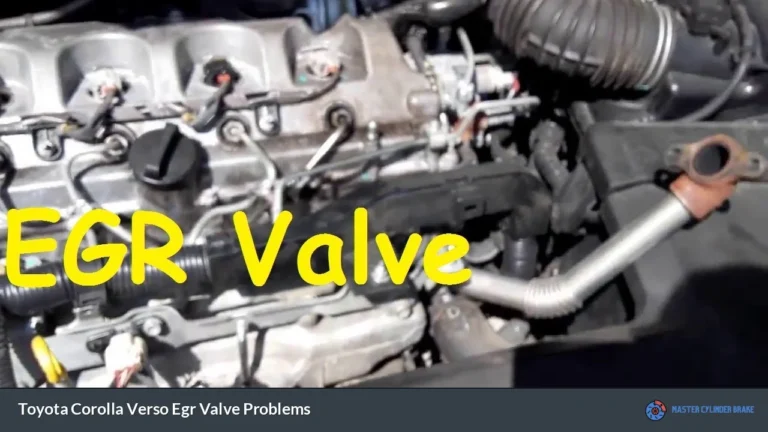 Toyota Corolla Verso Egr Valve Problems