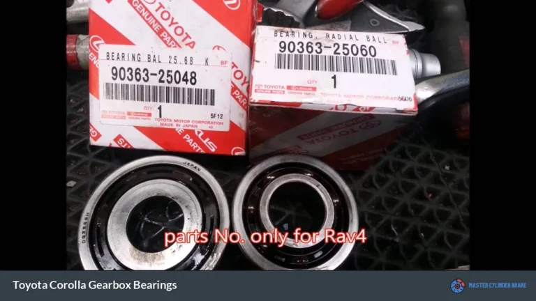 Toyota Corolla Gearbox Bearings