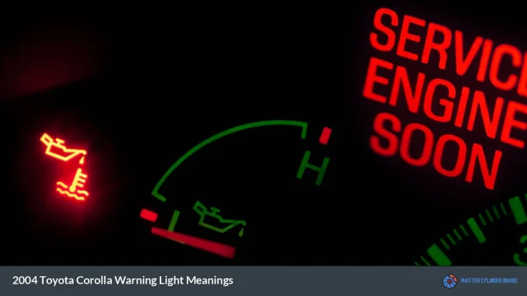 2004 Toyota Corolla Warning Light Meanings