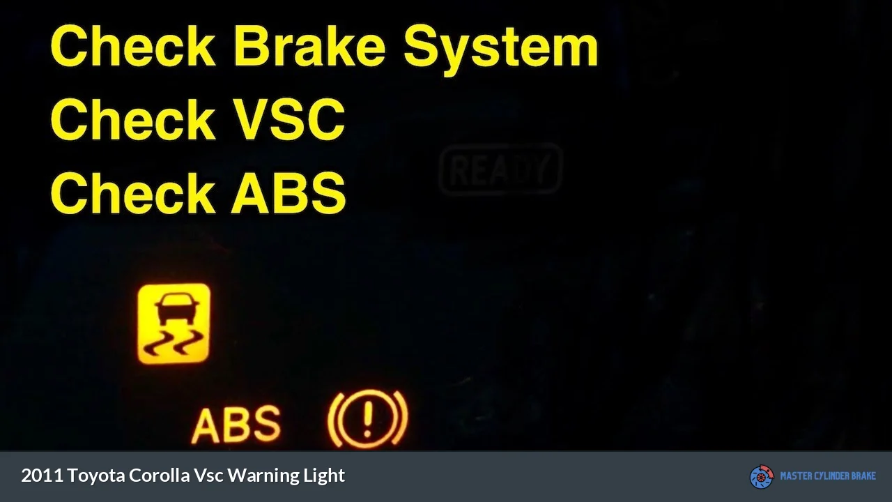 2011 Toyota Corolla Vsc Warning Light