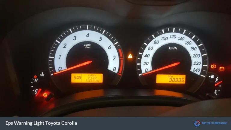 Eps Warning Light Toyota Corolla