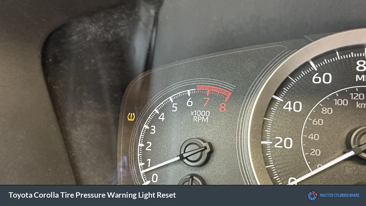 Toyota Corolla Tire Pressure Warning Light Reset