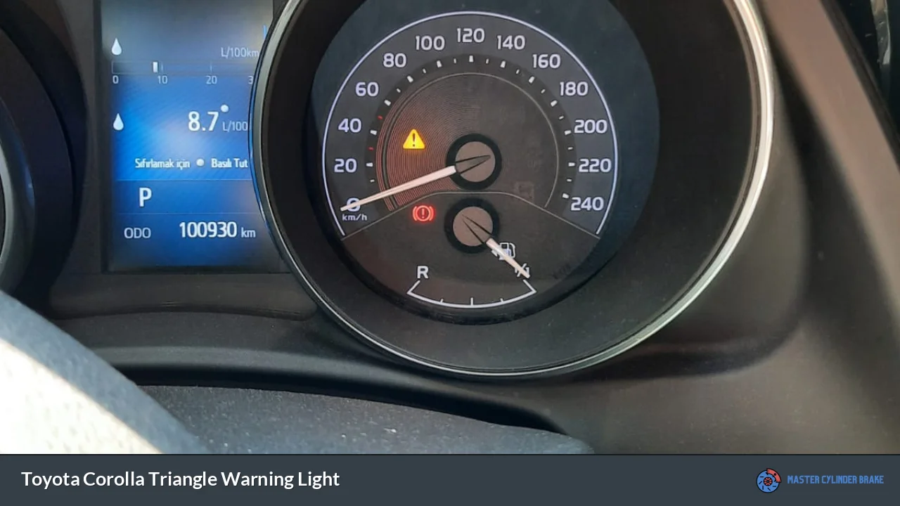 Toyota Corolla Triangle Warning Light