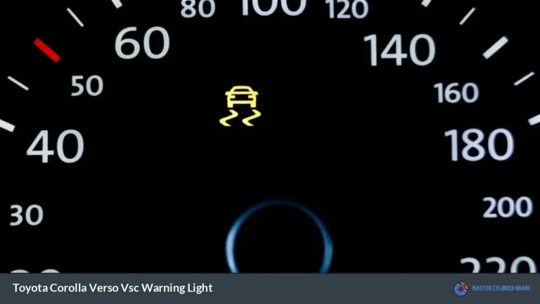 Toyota Corolla Verso Vsc Warning Light