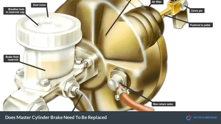 Does Master Cylinder Brake Need To Be Replaced