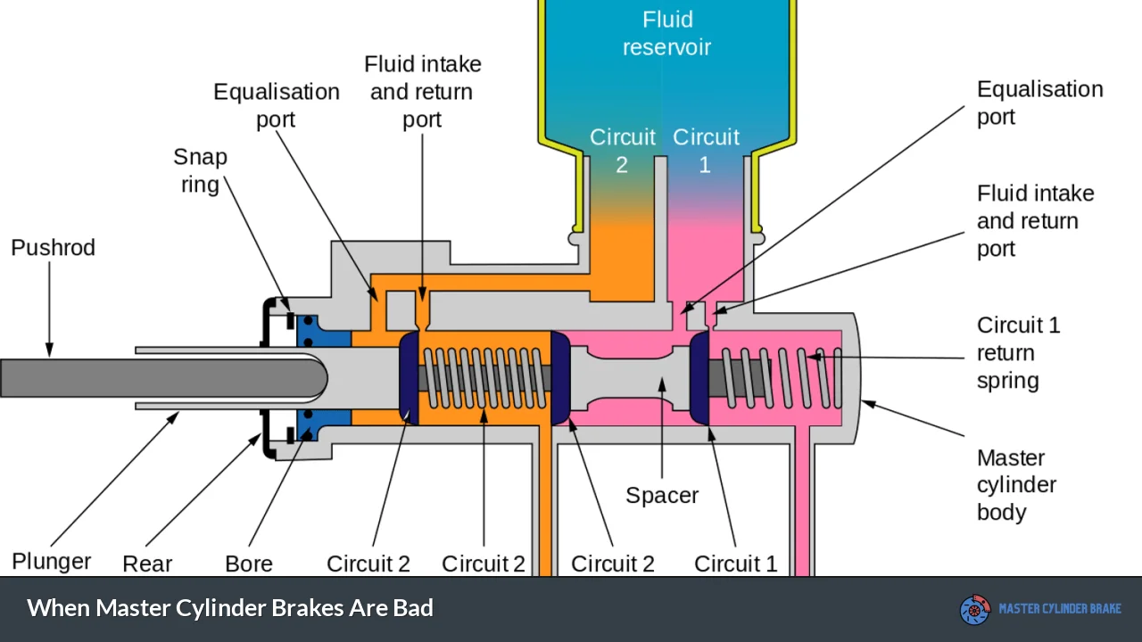 When Master Cylinder Brakes Are Bad