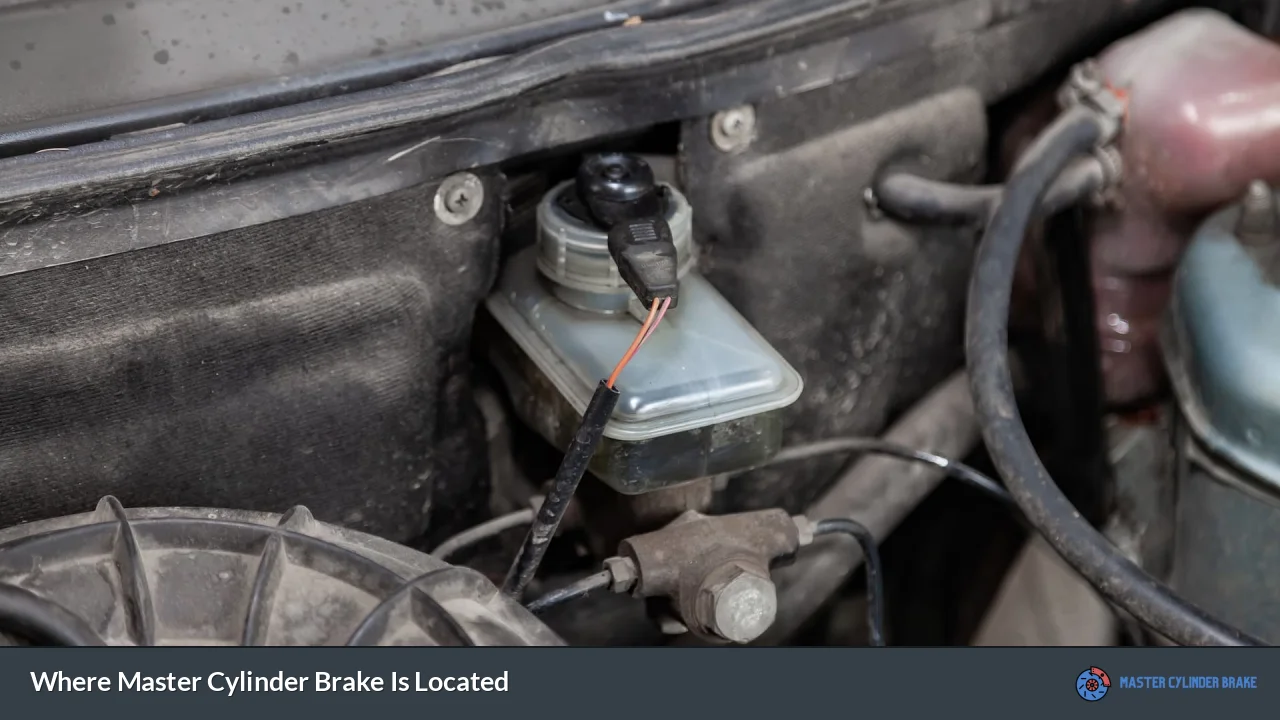 Where Master Cylinder Brake Is Located