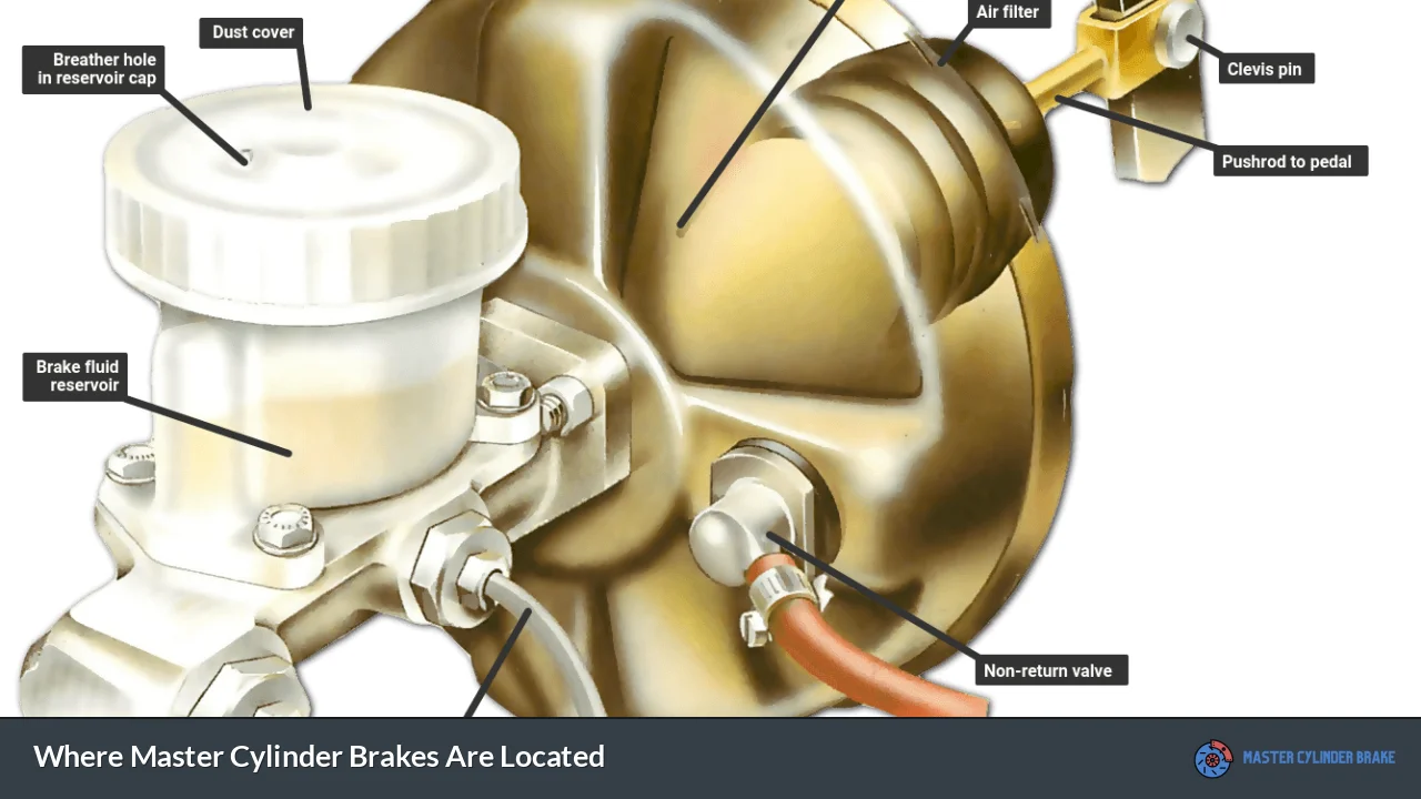 Where Master Cylinder Brakes Are Located